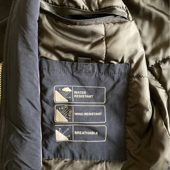 William Rast Men's Collared Navy and Gray Jacket Coat XL - Picture 7 of 14